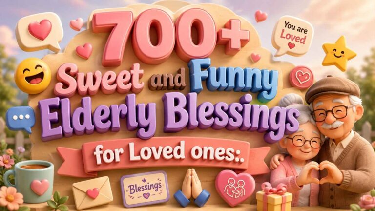 700+ Sweet and Funny Elderly Blessings for Loved ones