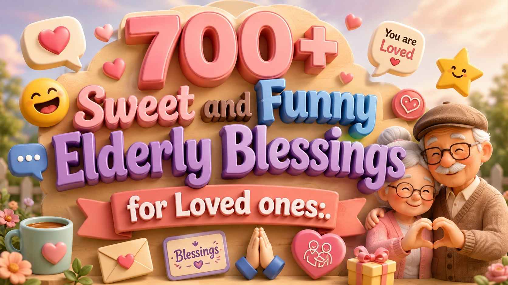 700+ Sweet and Funny Elderly Blessings for Loved ones