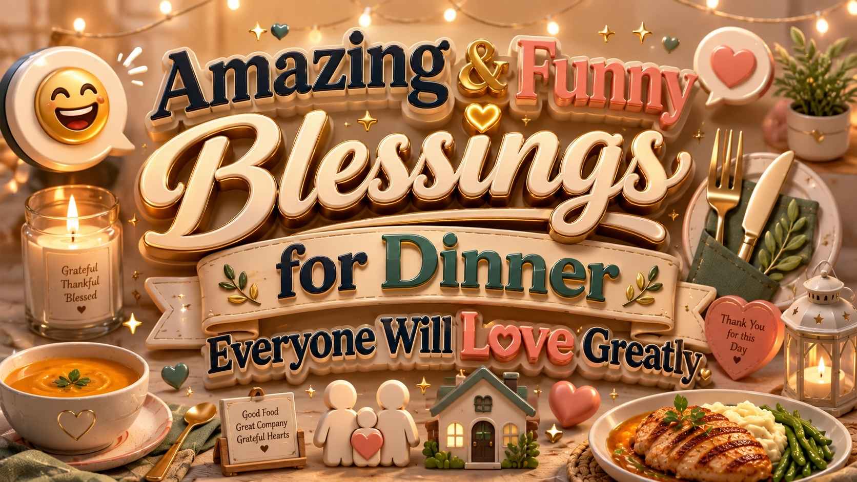 Amazing & Funny Blessings for Dinner Everyone Will Love Greatly
