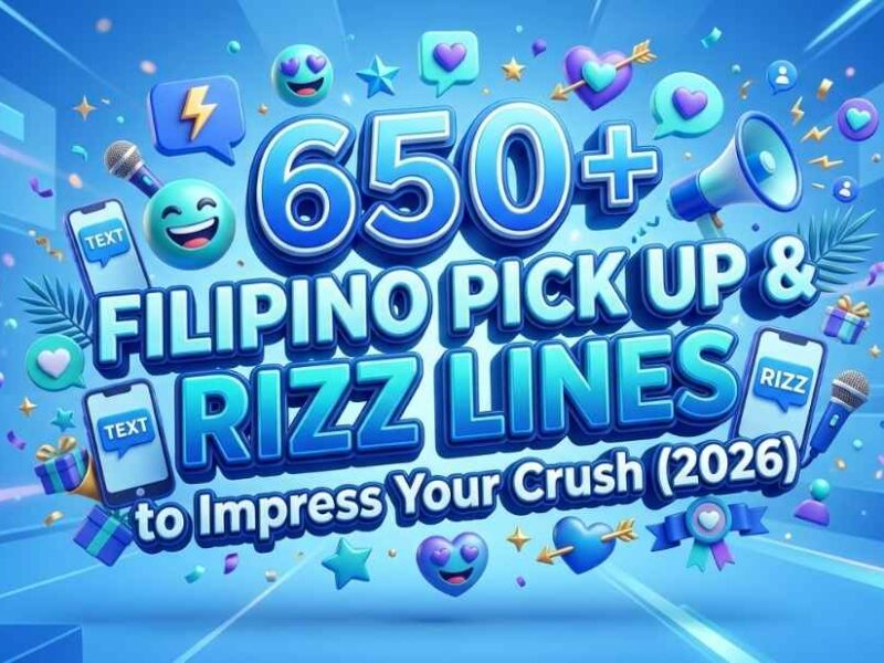 650+ Filipino Pick Up & Rizz Lines to Impress Your Crush 2026 - blesscrush.com collection