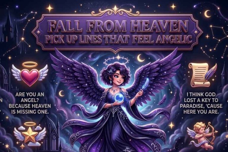 Fall From Heaven Pick Up Lines That Feel Angelic