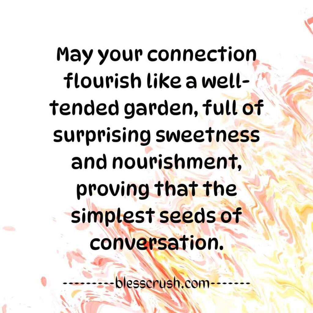 Farmer Pick Up Lines quote about love flourishing like a well-tended garden