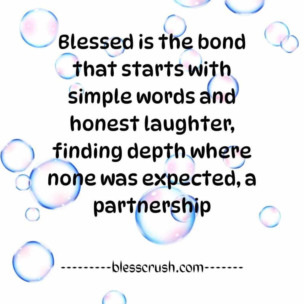 Farmer Pick Up Lines quote on a bond built from simple words and honest laughter