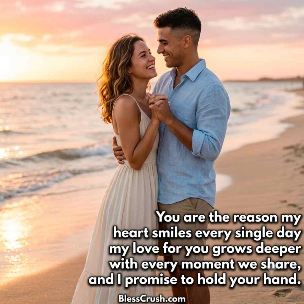 Pickup Lines for Girlfriend - couple dancing together on beach at sunset

