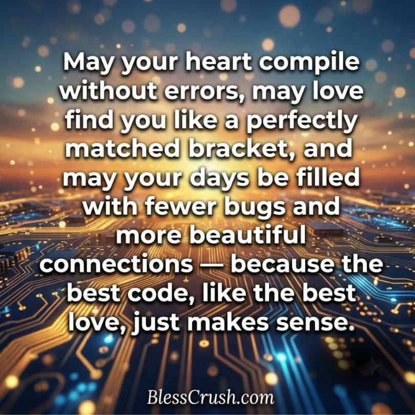 Programming pickup lines - "heart compile without errors" quote on circuit board design