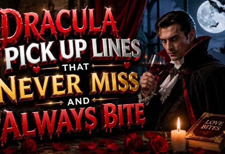 Dracula Pick Up Lines That Never Miss and Always Bite