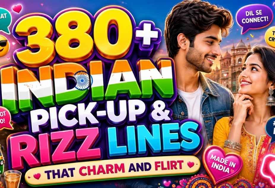 Indian Pickup Lines – 380+ Indian Pickup & Rizz Lines That Charm and Flirt with a Romantic Indian Couple