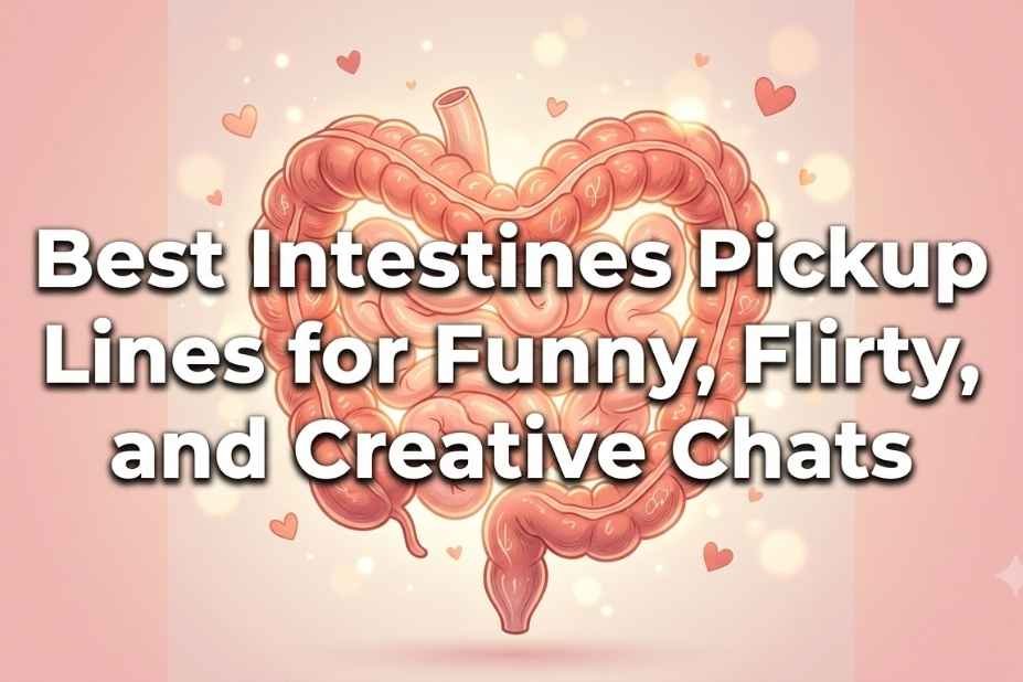 Best intestine pickup lines for funny, flirty, and creative chats