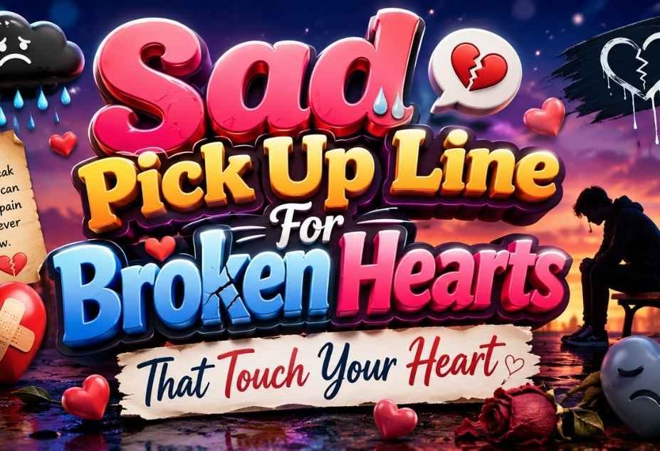 Sad Pickup Lines for Broken Hearts That Touch Your Heart