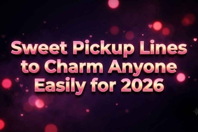 Sweet pickup lines to charm anyone easily for 2026 – title graphic