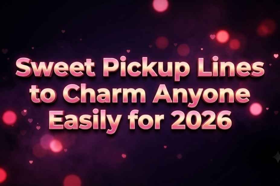 Sweet pickup lines to charm anyone easily for 2026 – title graphic