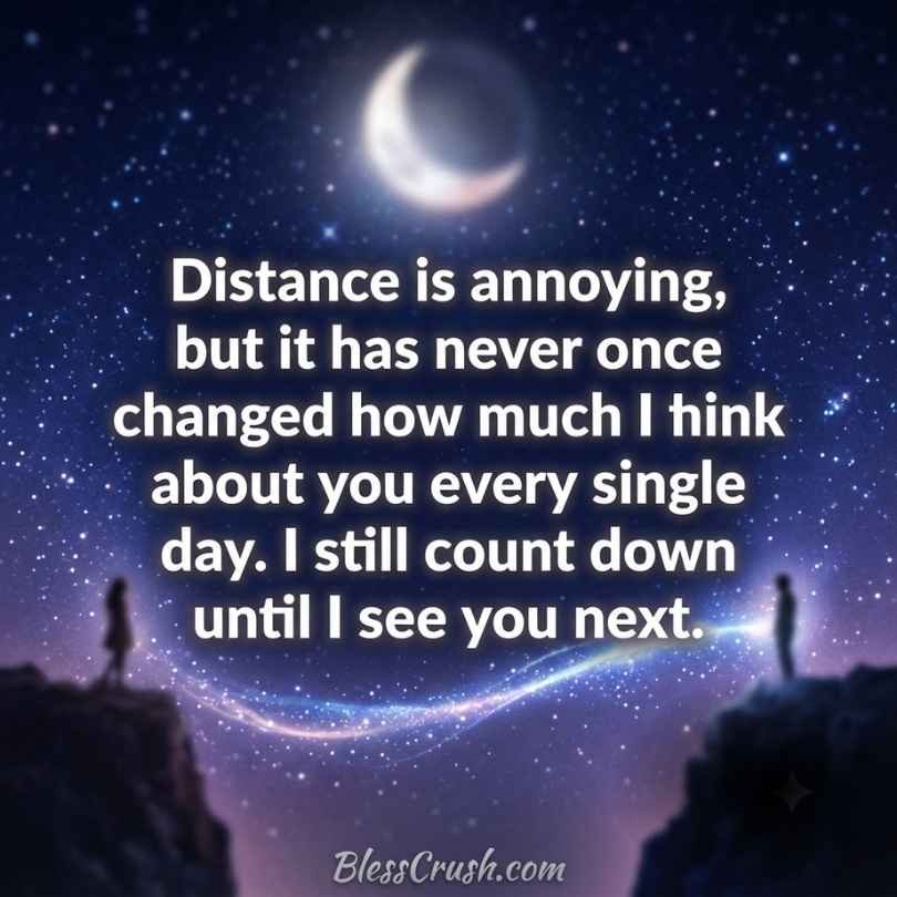 Sweet pickup lines about missing someone across the distance under the moon