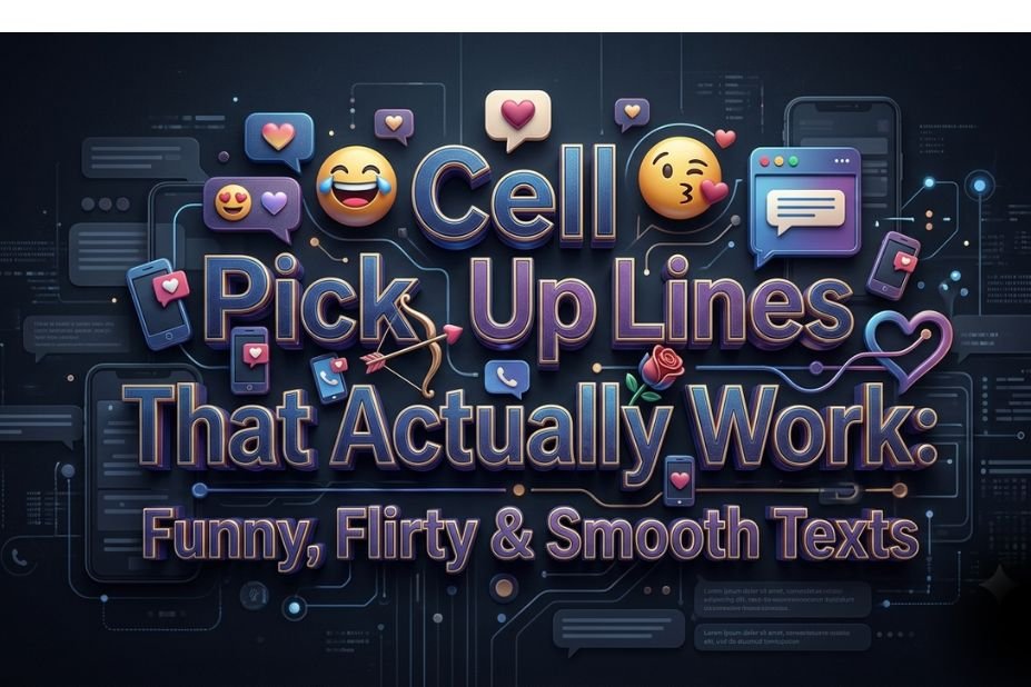 Cell pickup lines that actually work - funny, flirty and smooth texts guide