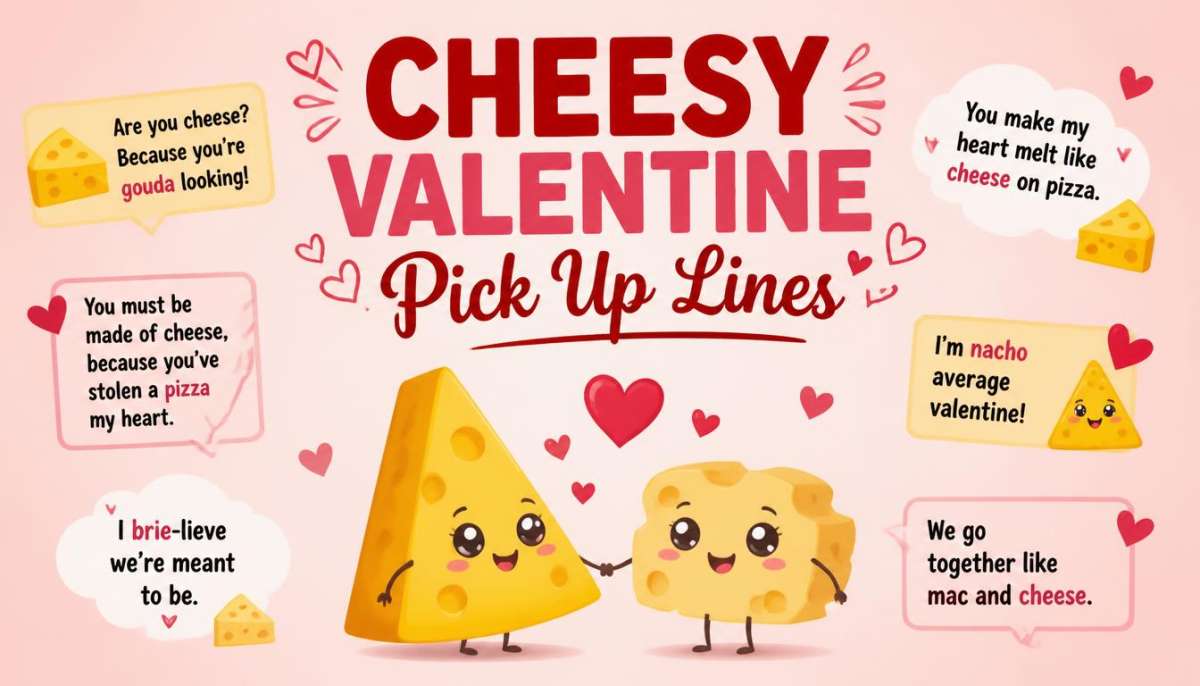 Cheesy Valentine Pick Up Lines That Will Make Your Crush Smile-Cheesy Valentine Pick Up Lines