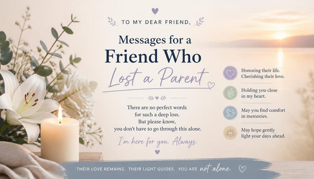 Messages for a Friend Who Lost a Parent