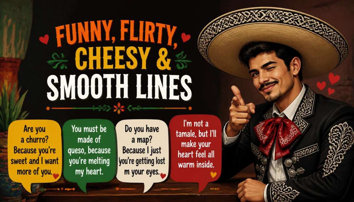 Mexican Pickup Lines Funny, Flirty, Cheesy & Smooth Lines-Mexican Pickup Lines