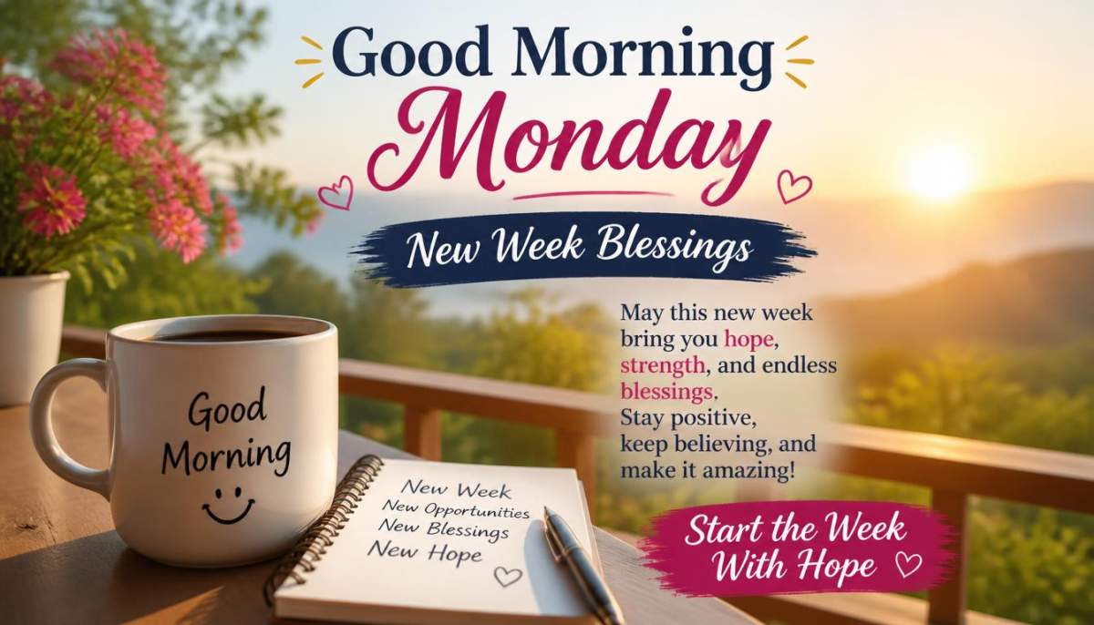 Good Morning Monday New Week Blessings to Start the Week With Hope-Good Morning Monday New Week Blessings